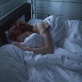 young person sleeping